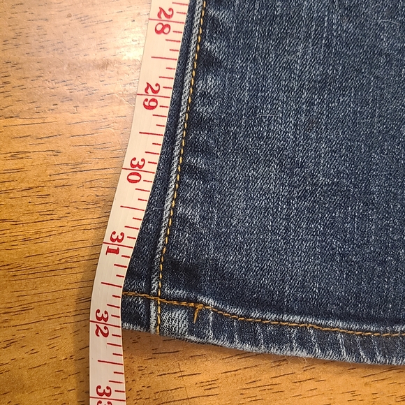 American Eagle Stretch Kick Boot Blue Denim Jeans Women’s Size 10 Long 2013 - Picture 12 of 12